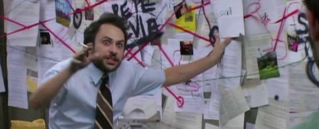 Conspiracy board meme